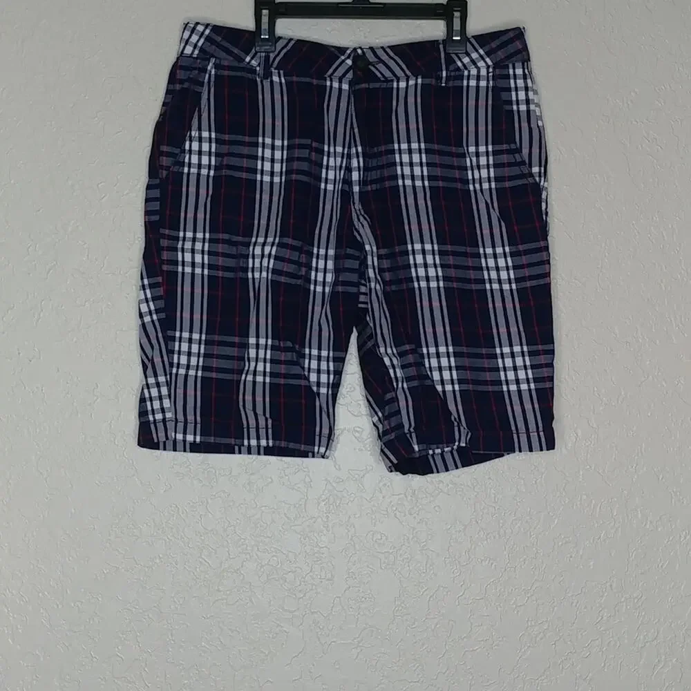 Adam Levine Plaid Shorts Size 32